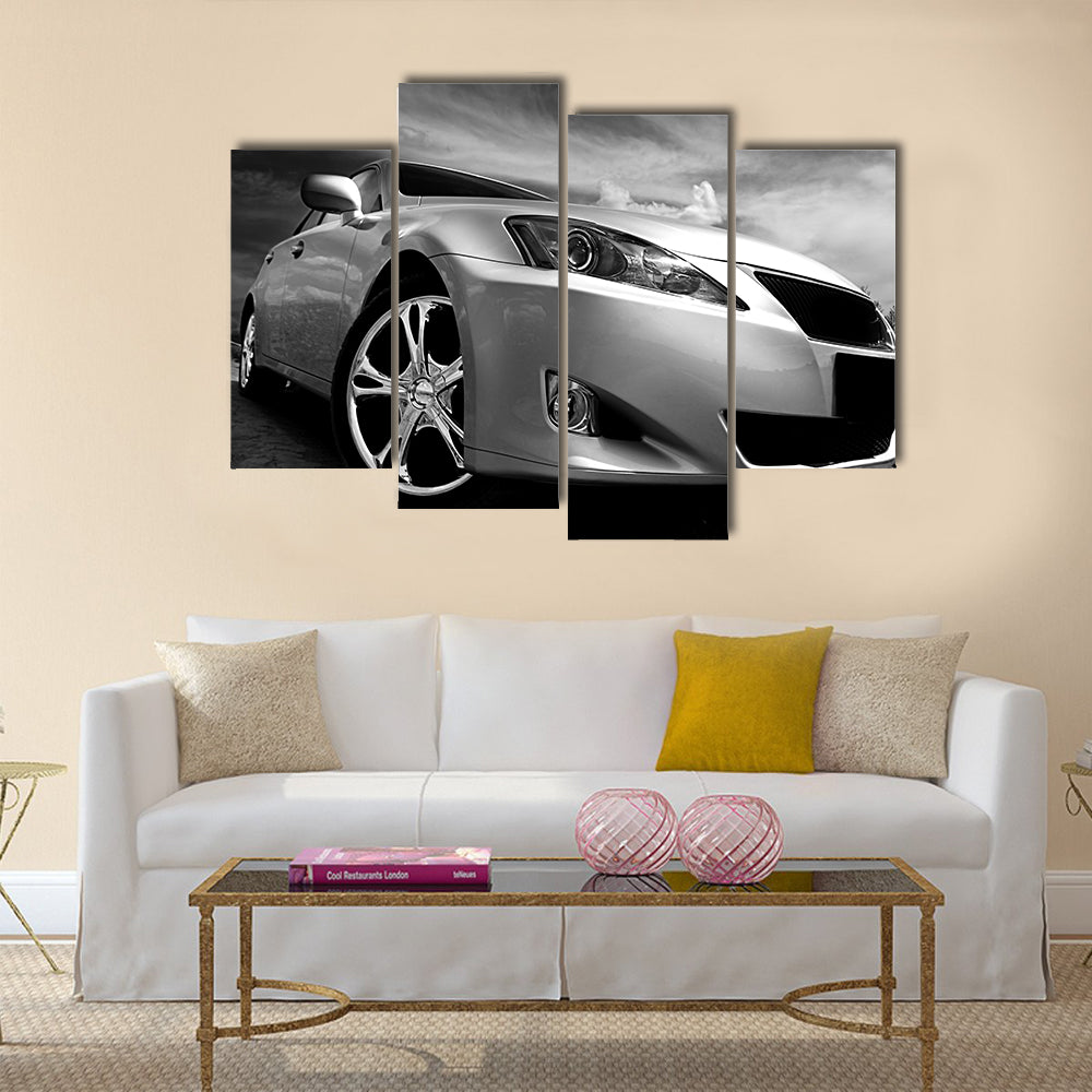 Sport car Multi panel canvas wall art
