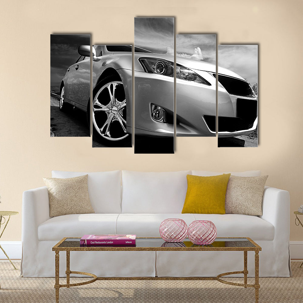 Sport car Multi panel canvas wall art