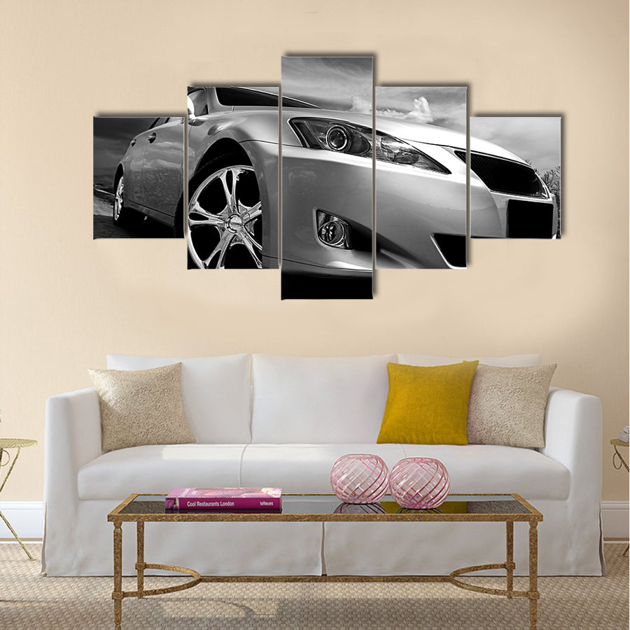 Sport car Multi panel canvas wall art