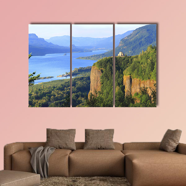 Crown point, Columbia River Gorge Oregon Multi panel canvas wall art