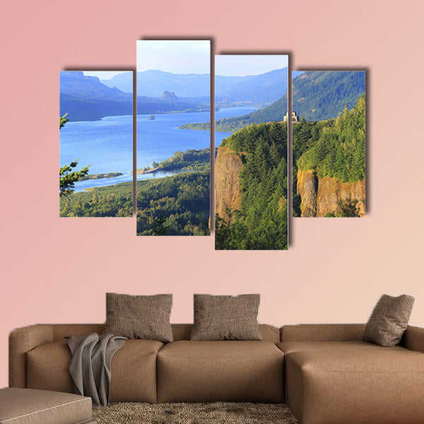 Crown point, Columbia River Gorge Oregon Multi panel canvas wall art