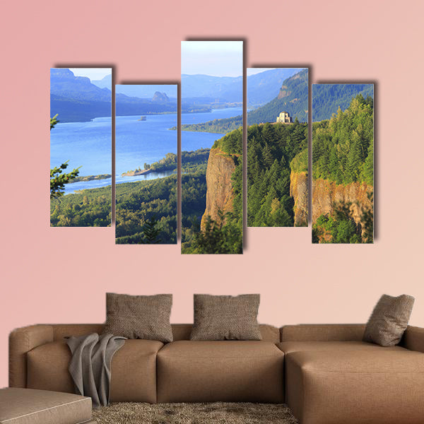 Crown point, Columbia River Gorge Oregon Multi panel canvas wall art