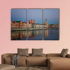 Mari El, Russia. Bruges Quay in the city of Yoshkar-Ola in sunset wall art