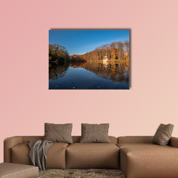 Autumn Colours at Deuss Temple Krefeld multi panel canvas wall art