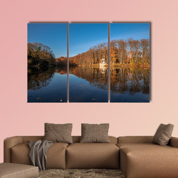 Autumn Colours at Deuss Temple Krefeld multi panel canvas wall art