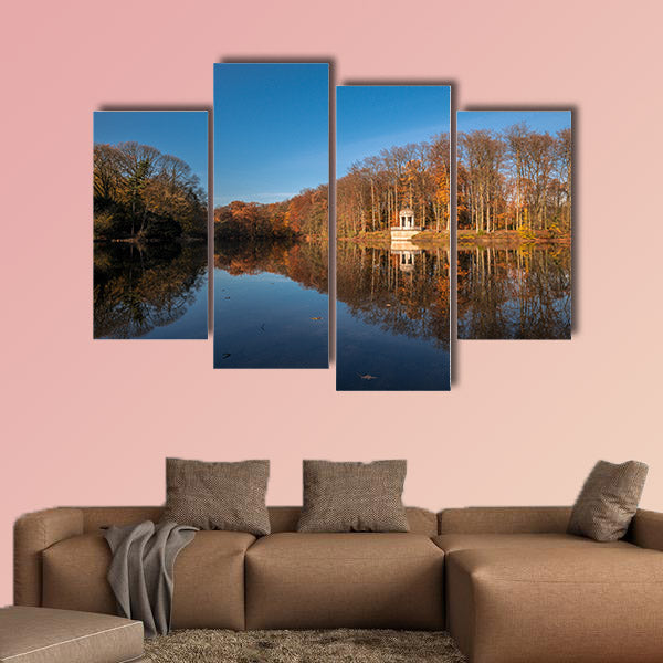Autumn Colours at Deuss Temple Krefeld multi panel canvas wall art