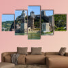 The medieval golubac fortress on the Danube River in the Serbia multi panel canvas wall art