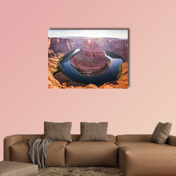 Beautiful horseshoe bend at sunset, page, Arizona, USA wall art