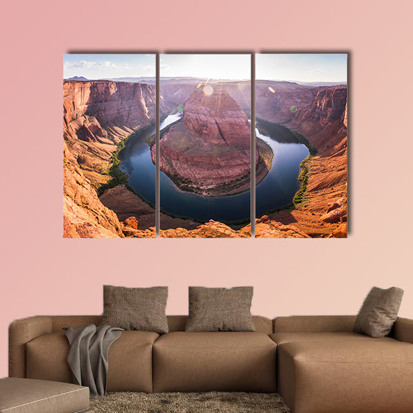 Beautiful horseshoe bend at sunset, page, Arizona, USA wall art