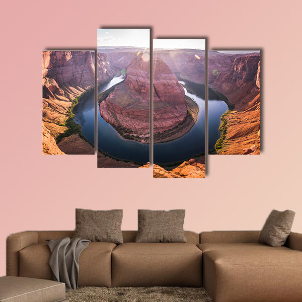 Beautiful horseshoe bend at sunset, page, Arizona, USA wall art