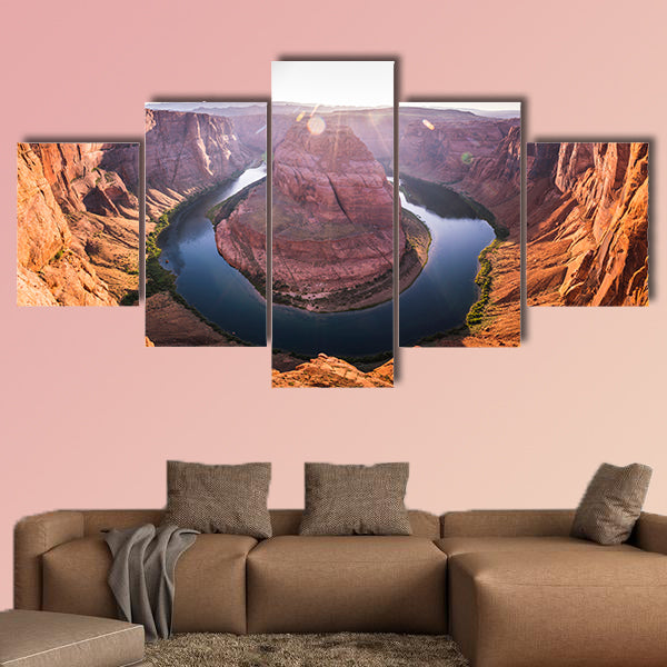 Beautiful horseshoe bend at sunset, page, Arizona, USA wall art