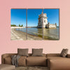 Belem Tower on the Tagus river city landmark in Lisbon, wall art