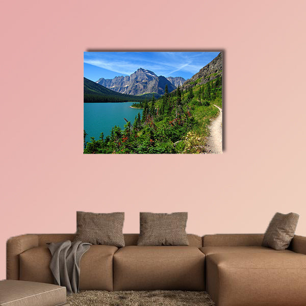 Perfect Summer Hike, Grinnell Glacier Trail, Lake Josephine, wall art