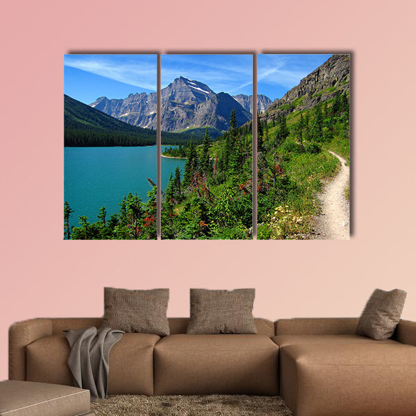 Perfect Summer Hike, Grinnell Glacier Trail, Lake Josephine, wall art