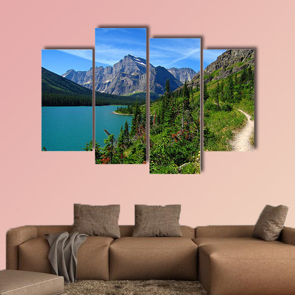 Perfect Summer Hike, Grinnell Glacier Trail, Lake Josephine, wall art