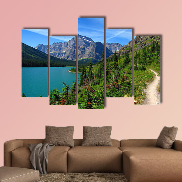 Perfect Summer Hike, Grinnell Glacier Trail, Lake Josephine, wall art