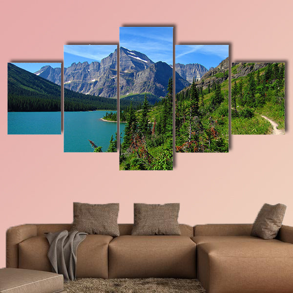 Perfect Summer Hike, Grinnell Glacier Trail, Lake Josephine, wall art