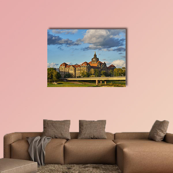 Landmarks of Saxony Germany multi panel canvas wall art