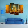 Glorious Statue Of A Buddhist In Thailand Multi Panel Canvas Wall Art