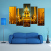 Glorious Statue Of A Buddhist In Thailand Multi Panel Canvas Wall Art