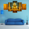 Glorious Statue Of A Buddhist In Thailand Multi Panel Canvas Wall Art