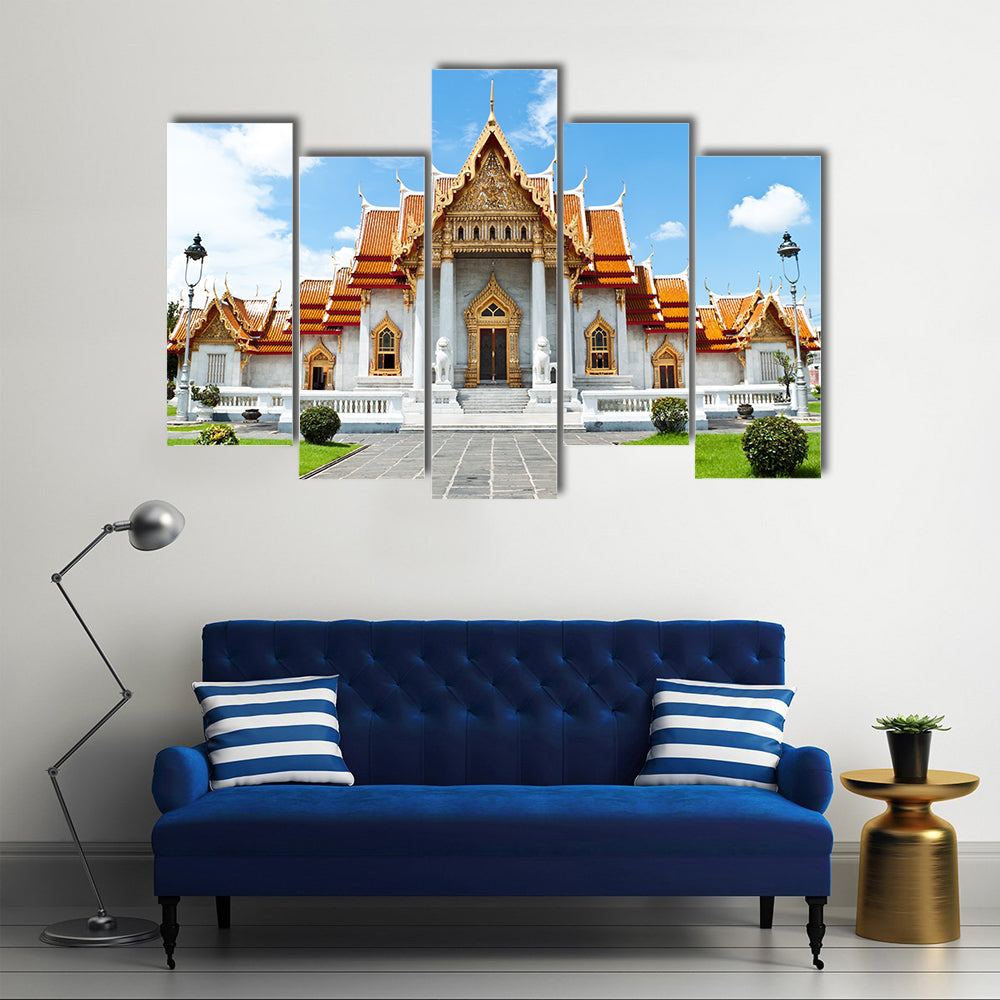 Most Beautiful Temple Of Buddhism In Thailand, Multi Panel Wall Art