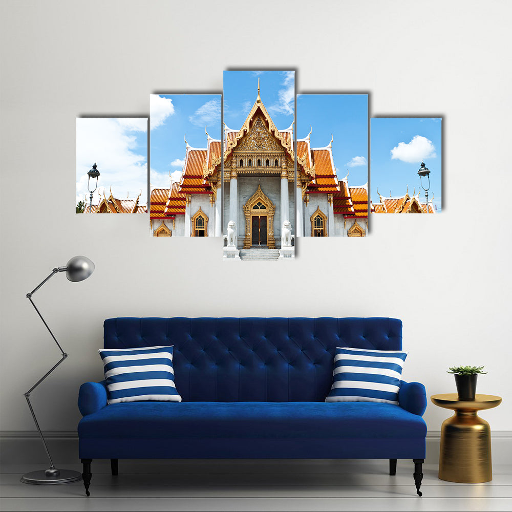 Most Beautiful Temple Of Buddhism In Thailand, Multi Panel Wall Art