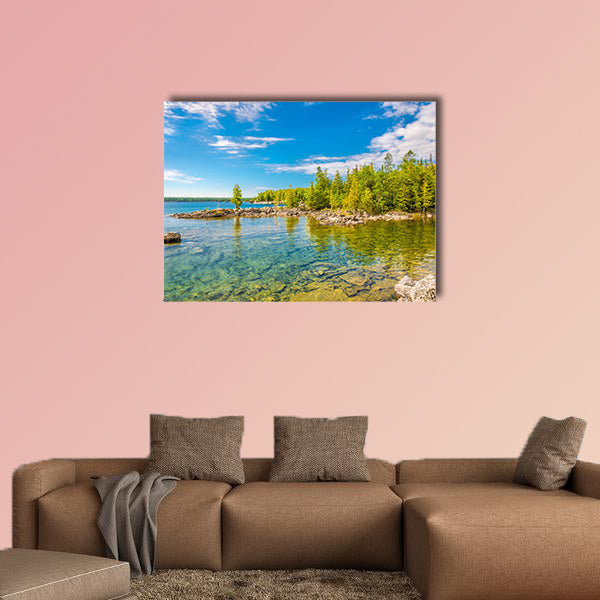View at the nature of Bruce Peninsula National Park near Dunks Point, wall art