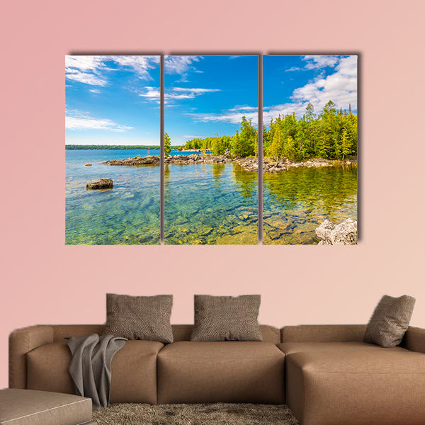 View at the nature of Bruce Peninsula National Park near Dunks Point, wall art