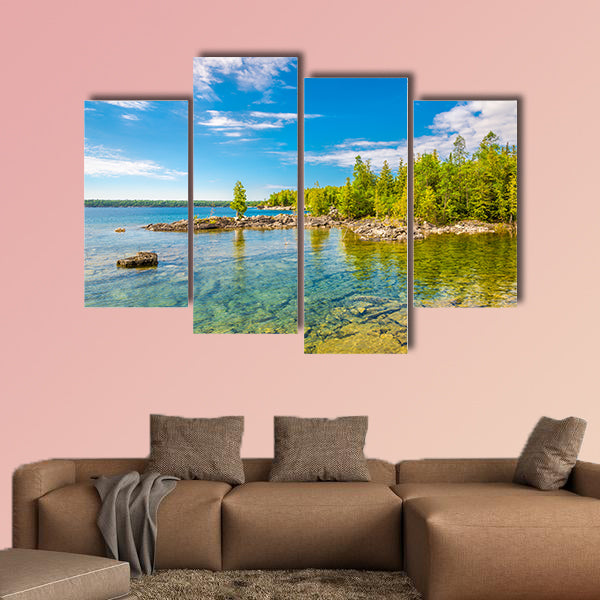 View at the nature of Bruce Peninsula National Park near Dunks Point, wall art
