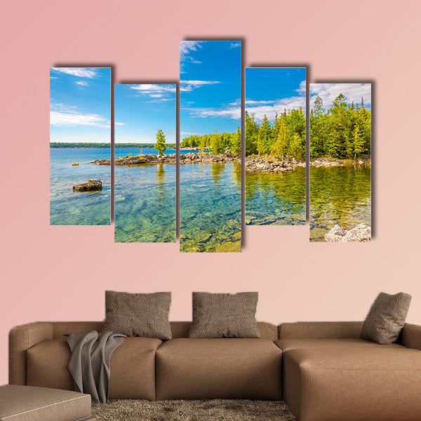 View at the nature of Bruce Peninsula National Park near Dunks Point, wall art