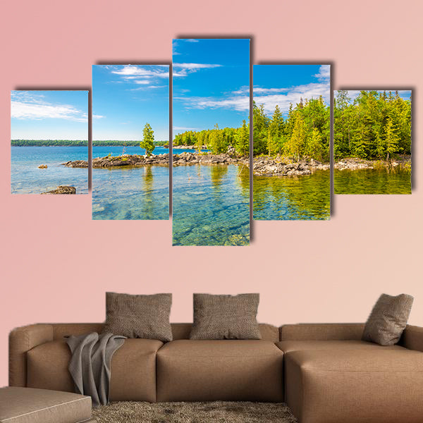 View at the nature of Bruce Peninsula National Park near Dunks Point, wall art