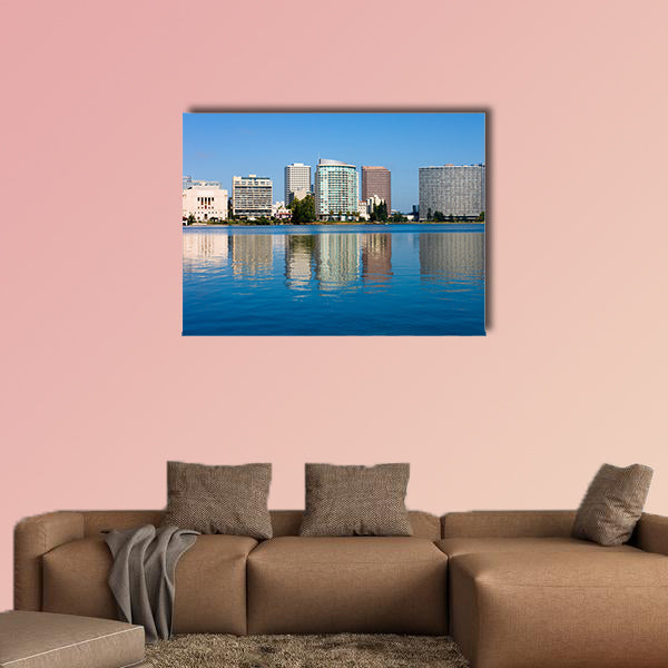 Lake Merritt in Oakland, California multi panel canvas wall art