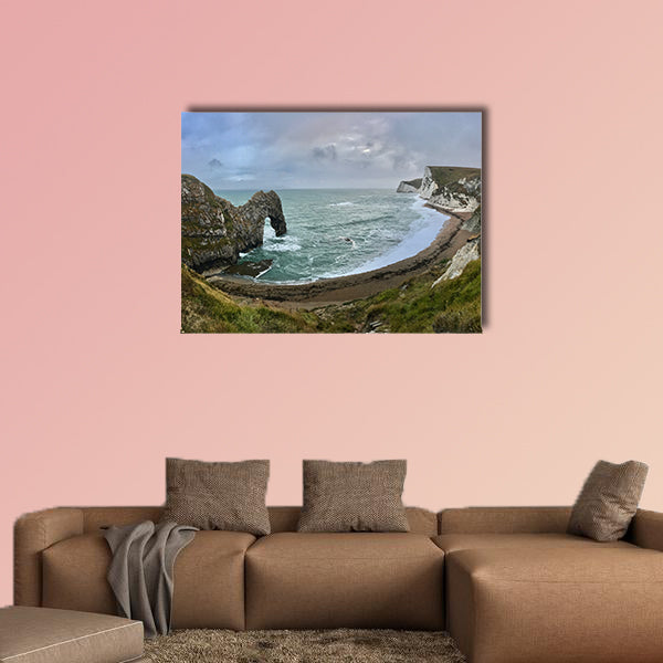 Durdle Door Beach with fantastic rock & cliffs. Nature wall art