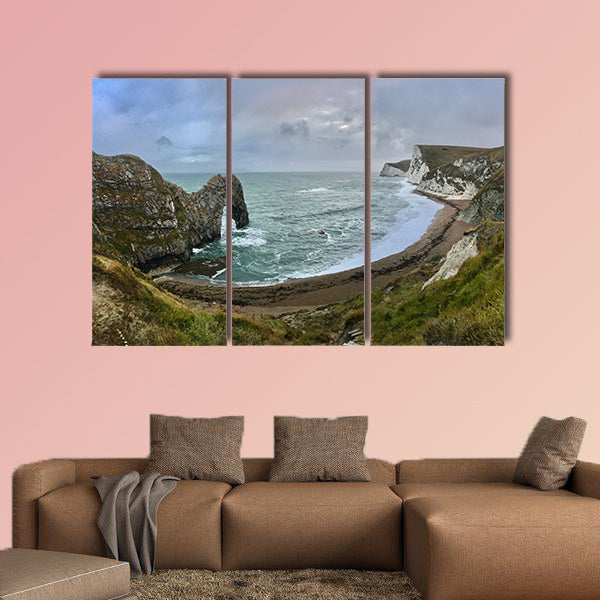 Durdle Door Beach with fantastic rock & cliffs. Nature wall art
