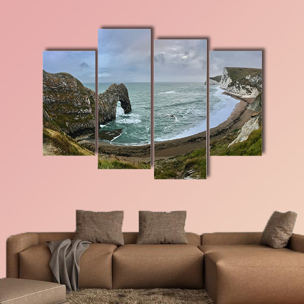 Durdle Door Beach with fantastic rock & cliffs. Nature wall art