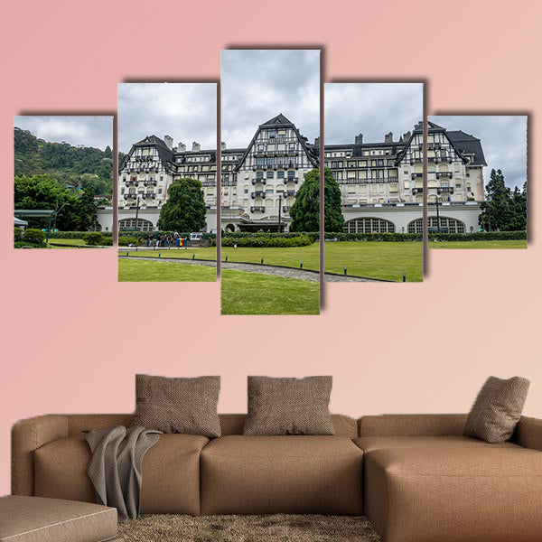 Quitandinha Palace former Casino Hotel, Petropolis, Rio de Janeiro, Brazil multi panel canvas wall art