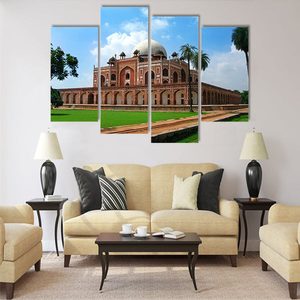 New Delhi: Humayun's Tomb. India Multi Panel Canvas Wall Art