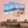 Ipanema Beach and Two Brothers, Rio de Janeiro, Brazil multi panel canvas wall art