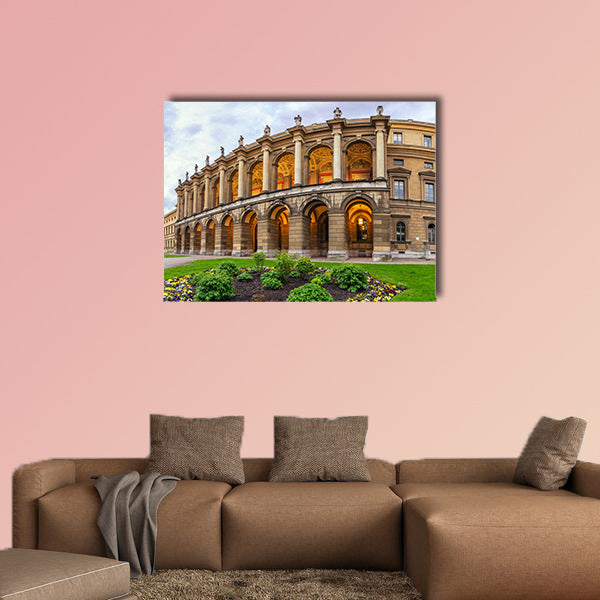 Munich city skyline at Munich Residenz, Munich Germany wall art