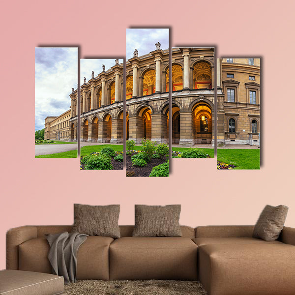 Munich city skyline at Munich Residenz, Munich Germany wall art