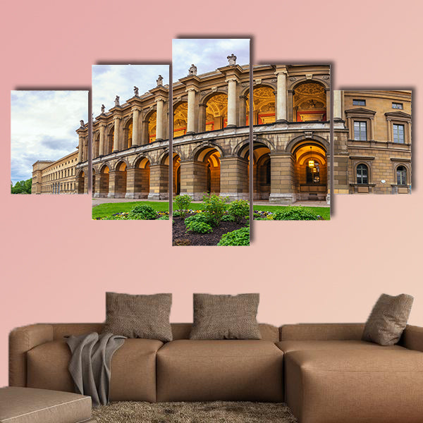 Munich city skyline at Munich Residenz, Munich Germany wall art