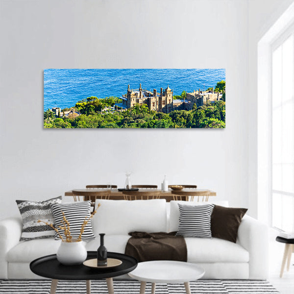 The Vorontsov Palace or the Alupka Palace, Crimea panoramic canvas wall art