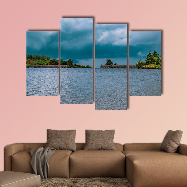 The lake caused by Fernworth Dam in Dartmoor National wall art