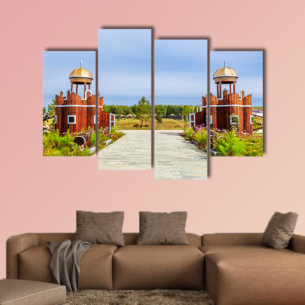 Jingbei Grassland Khan Palace multi panel canvas wall art