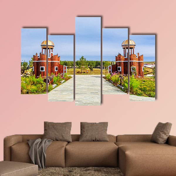 Jingbei Grassland Khan Palace multi panel canvas wall art