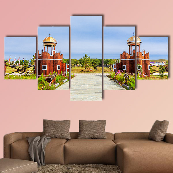 Jingbei Grassland Khan Palace multi panel canvas wall art