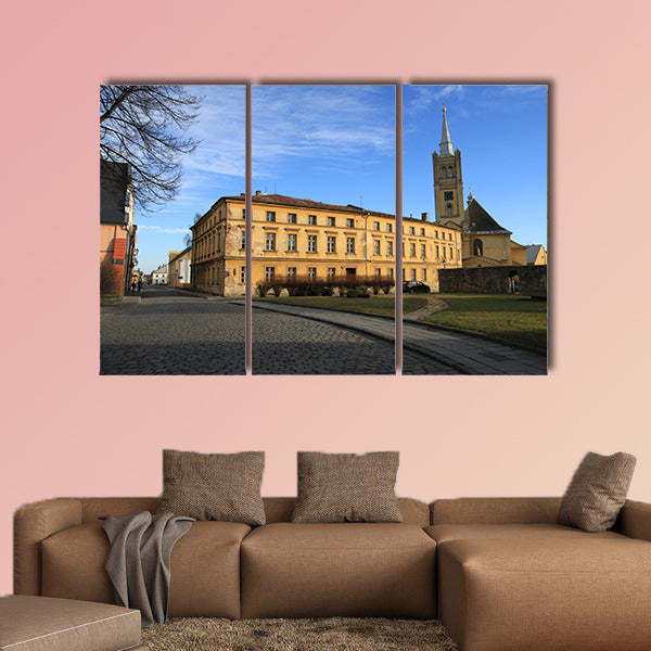 Small church in Vidnava city at Czech Republic wall art