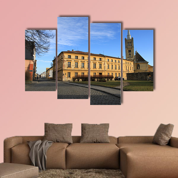 Small church in Vidnava city at Czech Republic wall art