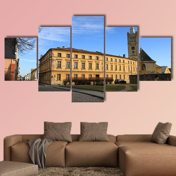 Small church in Vidnava city at Czech Republic wall art